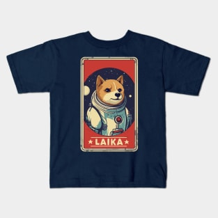 Laika the Space Dog Kids T-Shirt